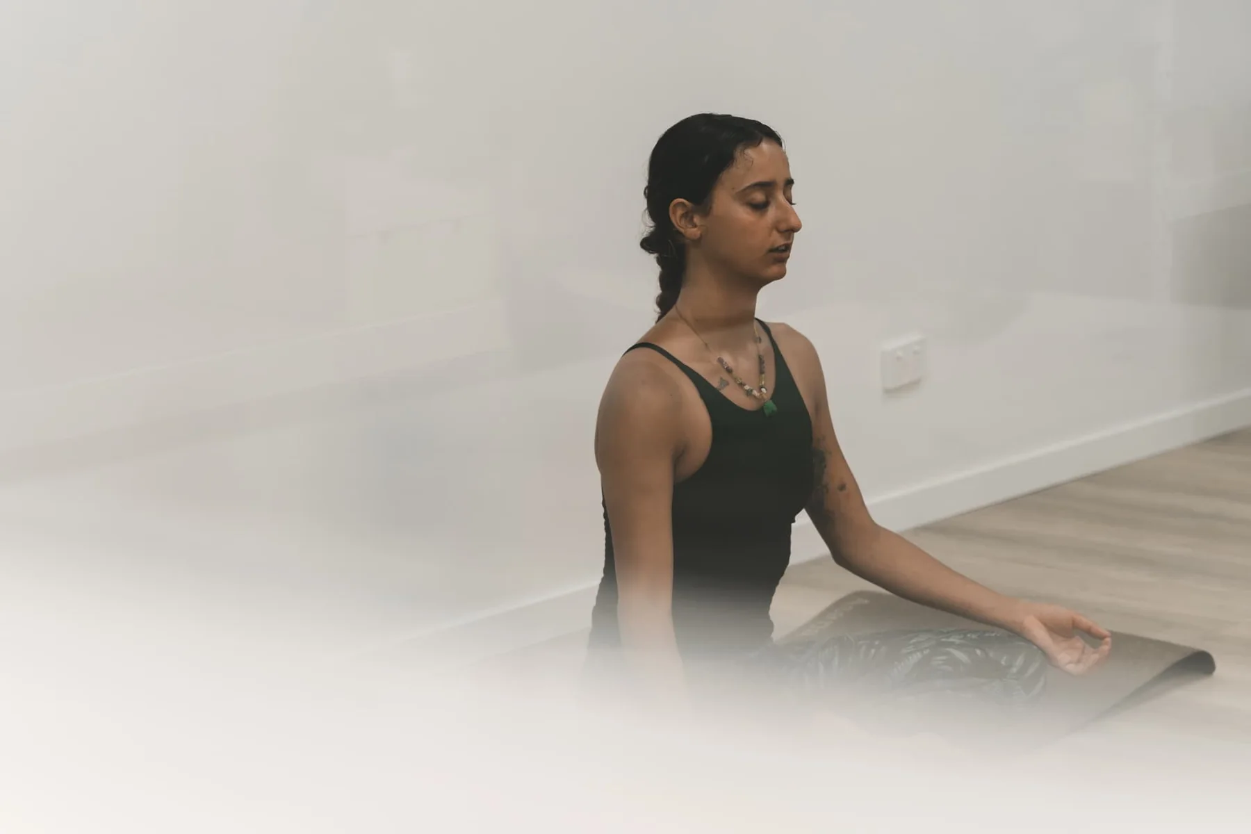A quiet seated meditation practice during the Unlearning Journey